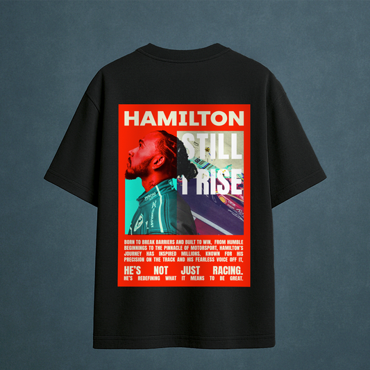Still I Rise Hamilton Edition Oversized Black T-Shirt