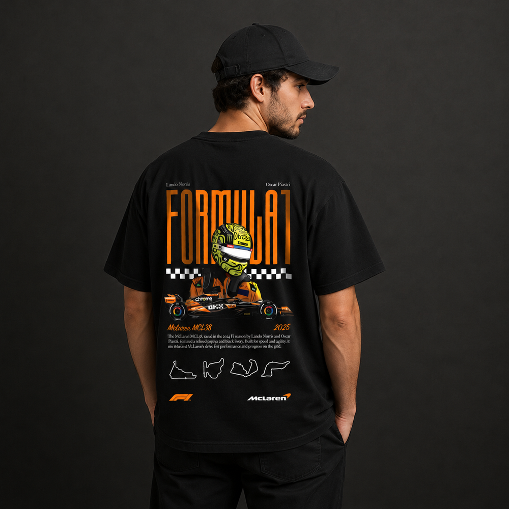 F1 Lando Norris Formula 1 Oversized T-Shirt