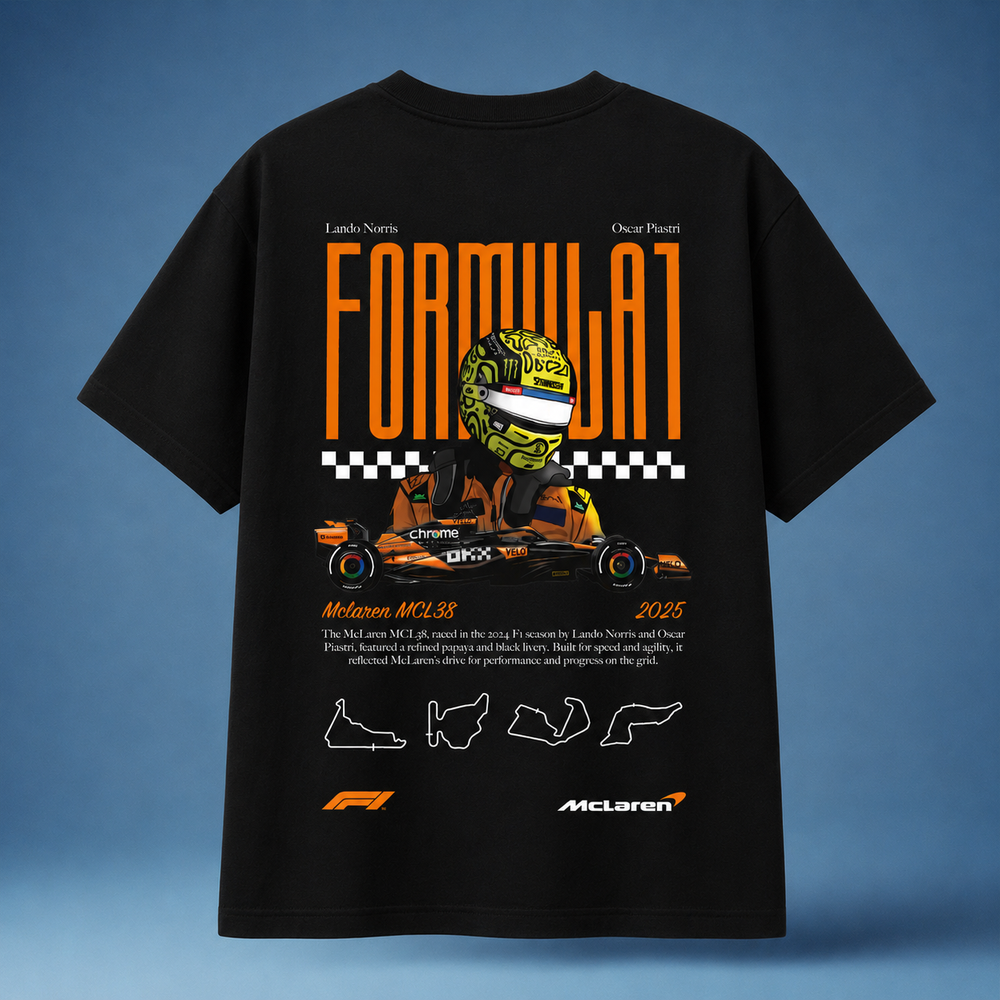 F1 Lando Norris Formula 1 Oversized T-Shirt