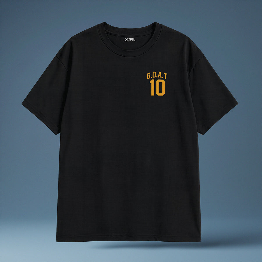 GOAT 10 – Legends Never Fade Oversized T-Shirt