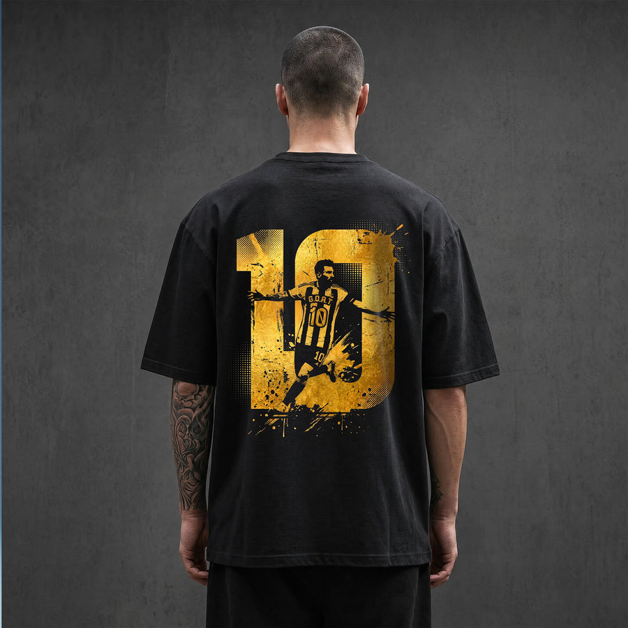 GOAT 10 – Legends Never Fade Oversized T-Shirt