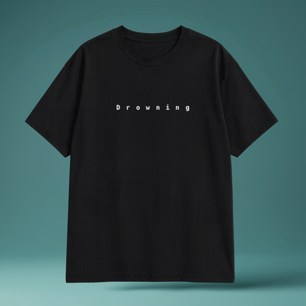 DROWNED IN THOUGHTS – Oversized Graphic T-Shirt