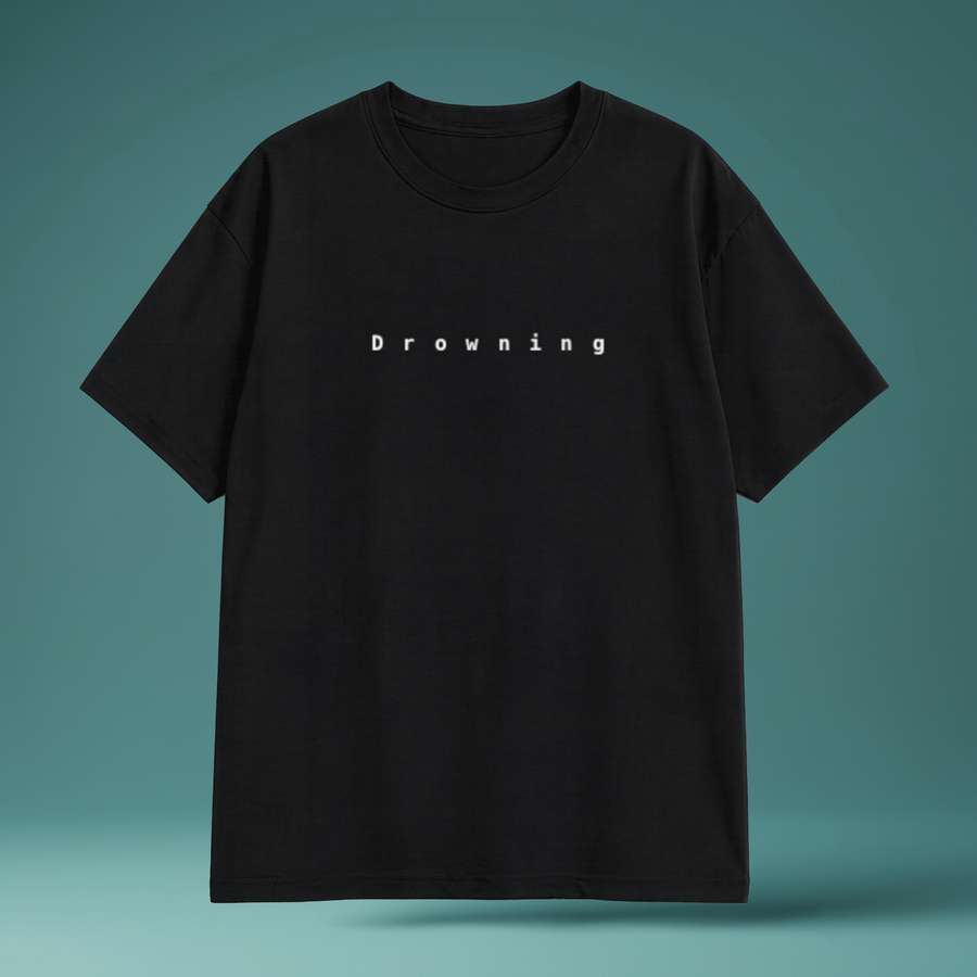 DROWNED IN THOUGHTS – Oversized Graphic T-Shirt